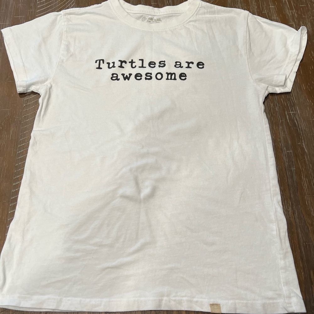 XS Oversized White Sand Cloud T-Shirt